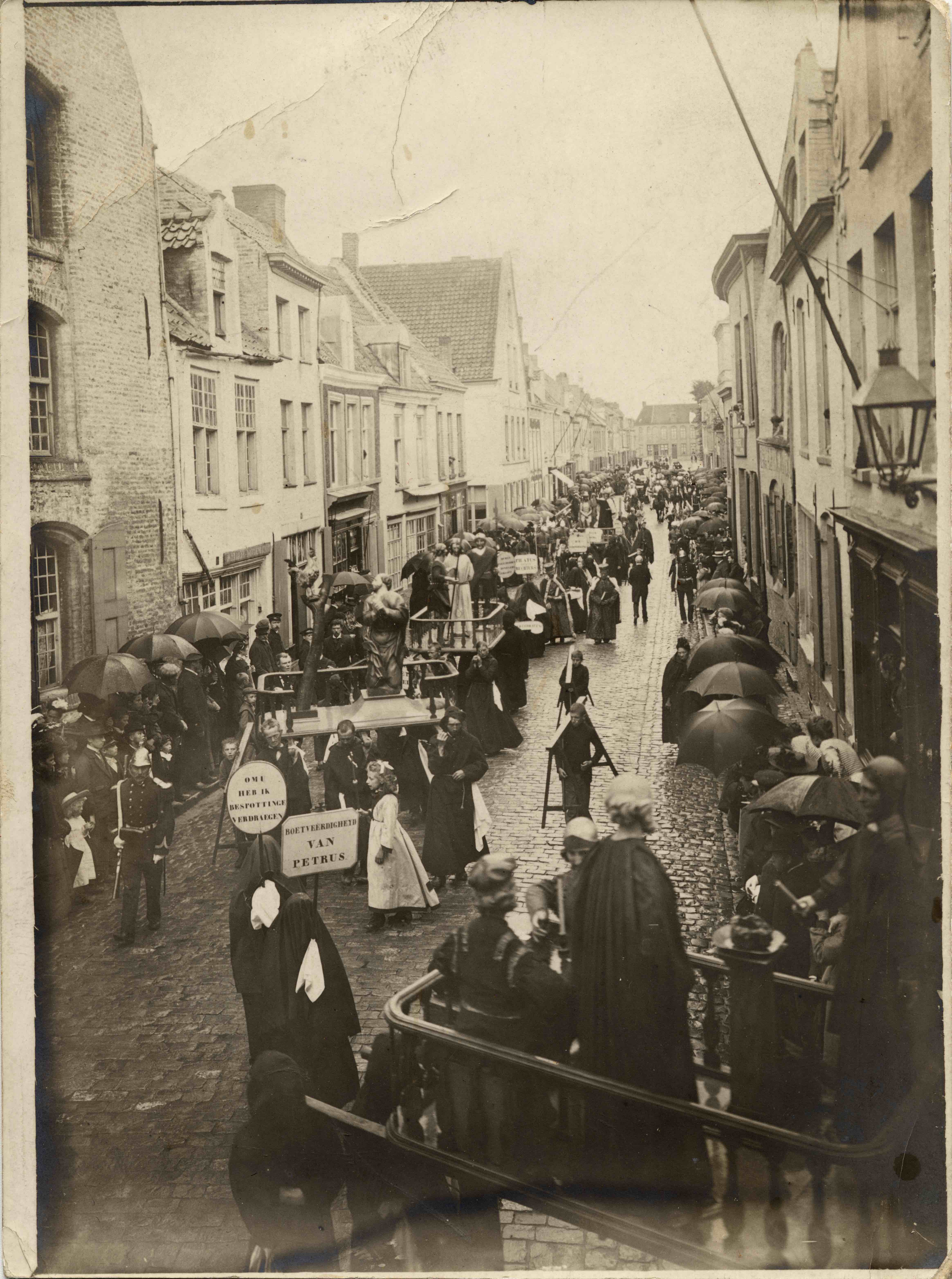 Religious parade in Belgium