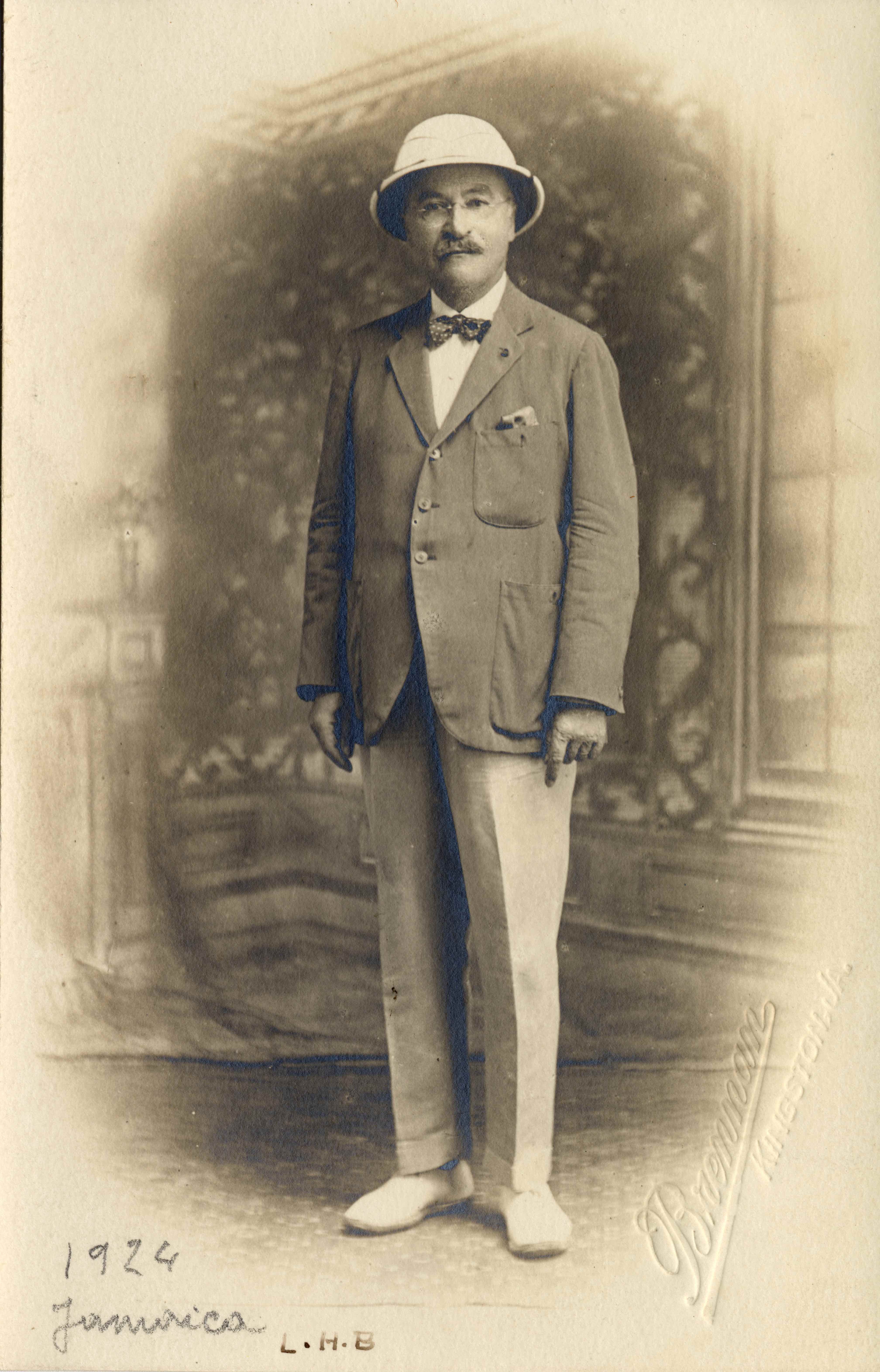 L.H. Baekeland, Kingston, Jamaica, 1924
